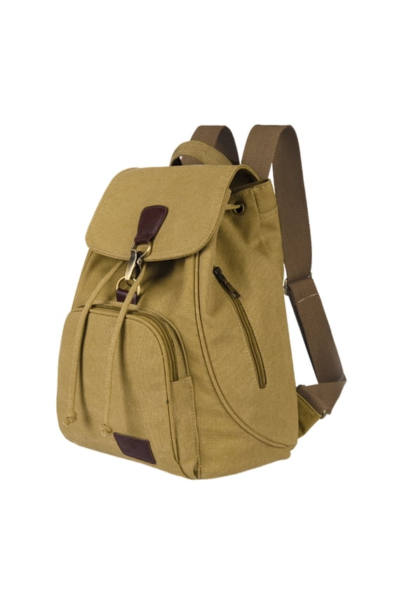 Laptop Backpack Drawstring Rucksack Canvas Fashion Casual Travel Bag Outdoor Daypacks Women Men