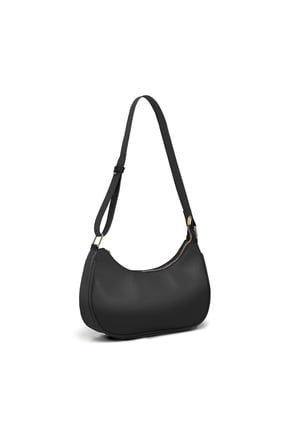 Women Leather Underarm Bag Crescent Shoulder Handbag Saddle Bag Chic Purse Satchel Purse