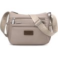 thumbnail image 1 of KXF Womens Nylon Crossbody Bag Large Capacity Multi-layer Bags Shoulder Handbag Messenger Bag Travel Satchel Purse, 1 of 8