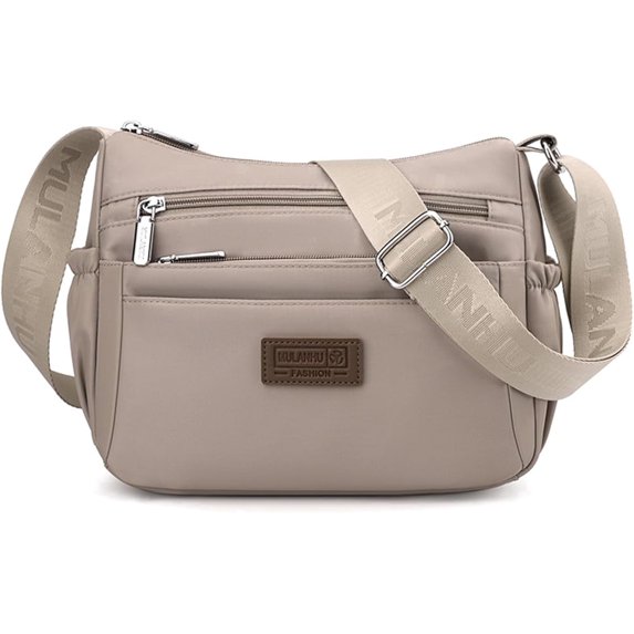 KXF Womens Nylon Crossbody Bag Large Capacity Multi-layer Bags Shoulder Handbag Messenger Bag Travel Satchel Purse