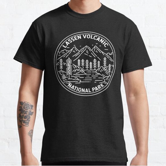 Lassen Volcanic National Park California Monoline Classic T-shirt