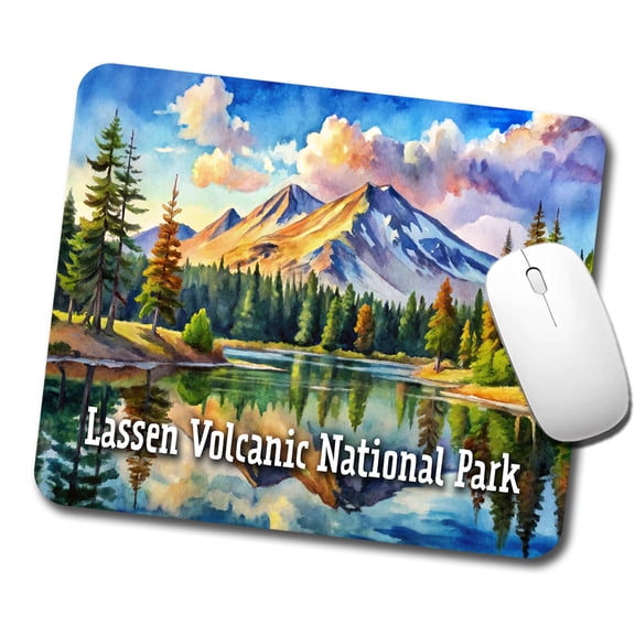 Lassen Volcanic National Park California Mouse Pad Low Profile Gaming Mat