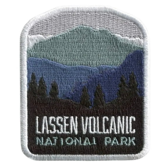 Lassen Volcanic National Park Hook Patch for Backpacks (Not an Iron-on Patch)