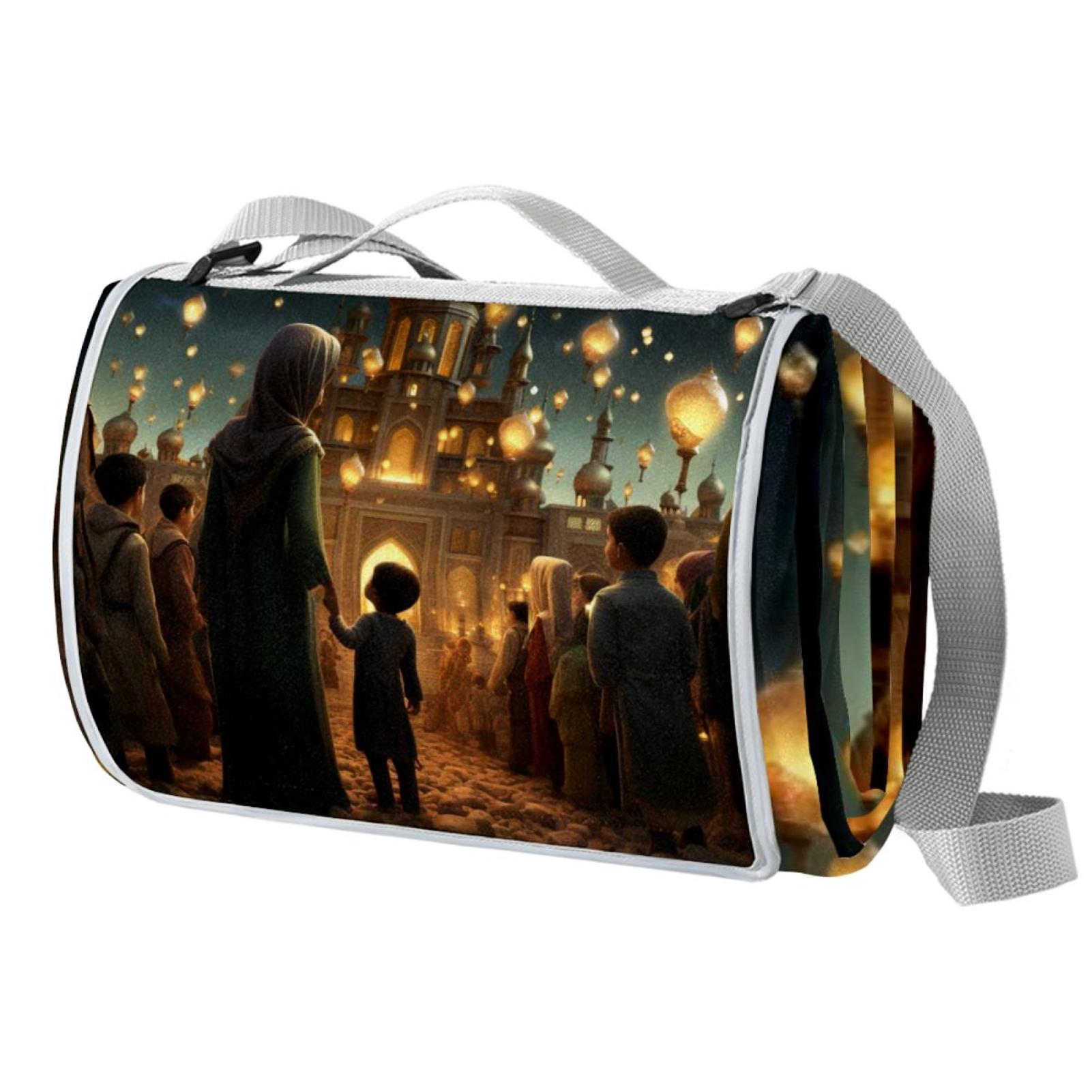 Lasser Bairam Canvas Picnic Mat Waterproof Outdoor Blanket Large