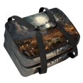 thumbnail image 1 of Lasser Bairam Double Layered Insulated Refrigerated Large Capacity Lunch Bag with Two Compartments - 7.1x11.4x16.1 Inches, 1 of 6