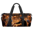 thumbnail image 1 of Lasser Bairam Travel Tote, Yoga Bag, Dance Bag, Luggage Bag - Sports Bag, Size 17.7 Inches. Interior Zipper Pocket. Large Capacity, 1 of 6