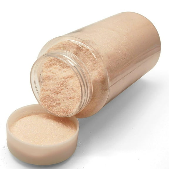 Lassos Boutique 1-Pound Extra Fine Decorative Bulk Glitter Powder Bottle Art Craft (Cream)