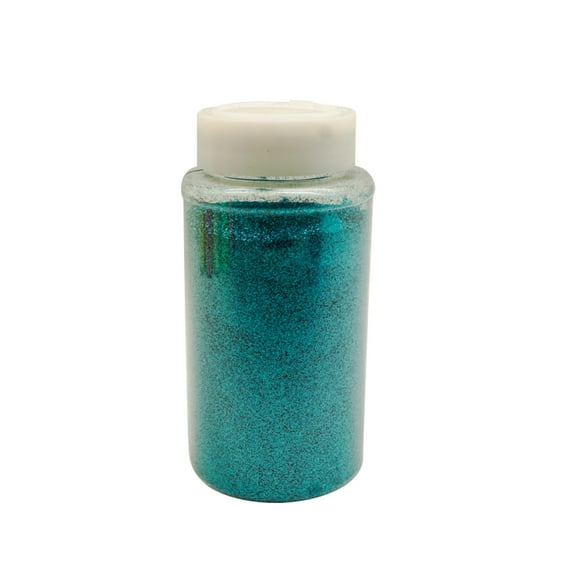 Lassos Boutique 1-Pound Extra Fine Decorative Bulk Glitter Powder Bottle Art Craft (Ocean Blue)