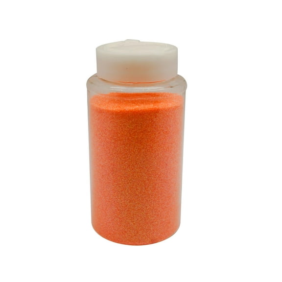 Lassos Boutique 1-Pound Extra Fine Decorative Bulk Glitter Powder Bottle Art Craft (Peach Coral)