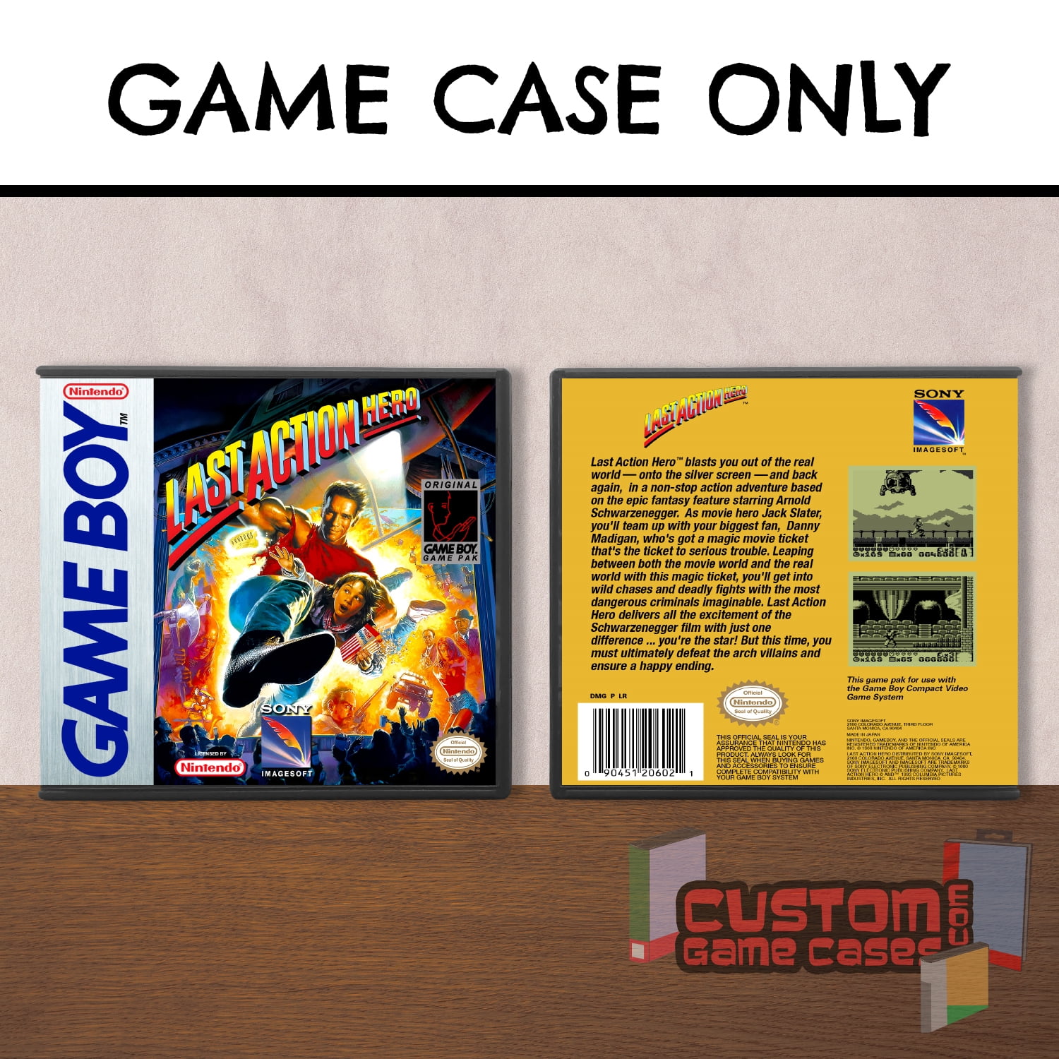 Last Action Hero - (GB) Game Boy - Game Case with Cover