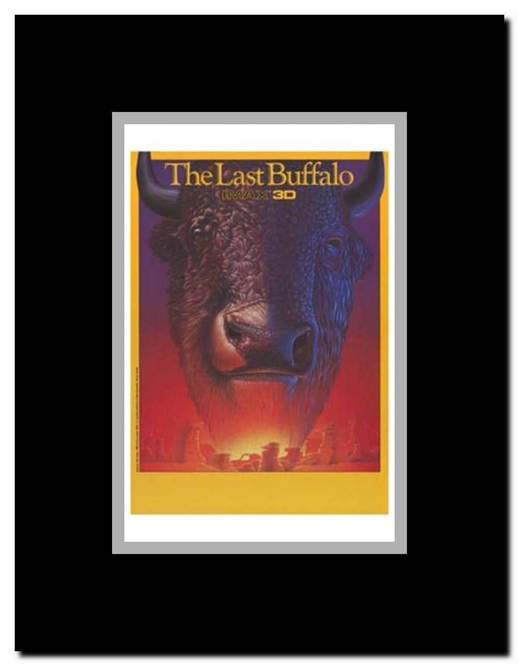 Last Buffalo (Imax) Framed Movie Poster