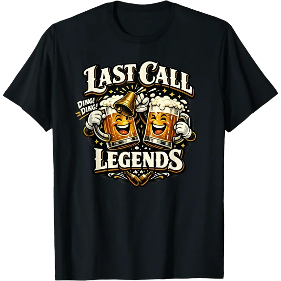 Last Call Legends – Funny Bar Crew T-Shirt, Unisex T-Shirt