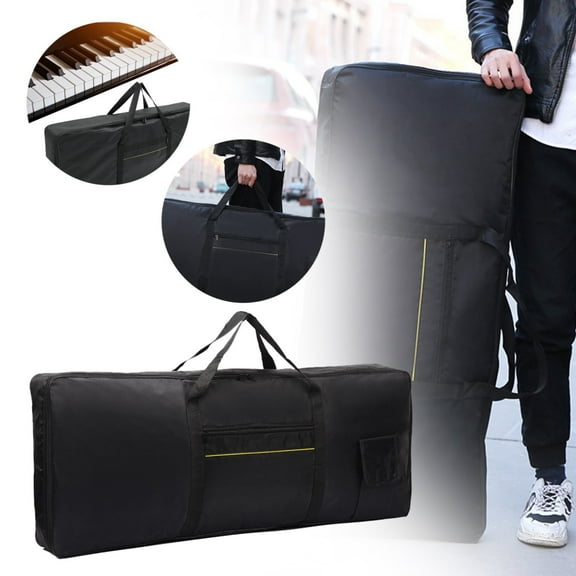 Last Chance 1*61-Key Electronic Keyboard Bag,61-Key Electronic Keyboard Bag With Rainproof Oxford Cloth,61 Keys Keyboard Case For 61 Keys Keyboard And Piano Keyboard Bag Piano Gig Bag