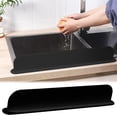 thumbnail image 1 of Last Chance 1 Waterproof Board,Black Splashback,Silicone Guard Water Splashes Prevention Backsplash Dish Washing Baffle Board For Kitchen, 1 of 7