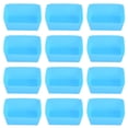 thumbnail image 1 of Last Chance 12X Rectangular Silicone Cake Cups,Rectangular Silicone Cake Cups Blue 12Pcs,12Pcs Cupcake Kitchen Cases Liners Cake Baking Craft Cup Cake Mould, 1 of 8