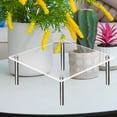 thumbnail image 1 of Last Chance 1Pc Display Stand,Cake Display Stand B,Clear Acrylic Cake Display Stand Square Metal Support Shelf, 1 of 5