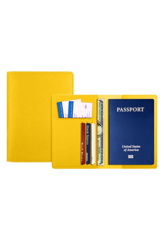 Last Chance 1Pc Ginger Leather Multi-Card Slot Passport Protector E,"Stylish Leather Passport Wallet Available In Nine Gorgeous Colors For Seeking Functionality And Fashion"