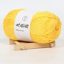 Last Chance 1X Ball Of Yarn,Nine-Color Bird Tencel Bamboo Charcoal Cotton Baby Yarn Fine Wool Yarn 205 Chicken Yellow,Bamboo Charcoal Cotton Baby Line Fine Wool Crochet Diy Children Cotton Yarn