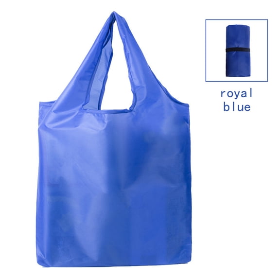 Last Chance 1X Foldable Shopping Bag,Folding Shopping Bag Portable Storage Tote Bag D Royal Blue,Grocery Bags Heavy Duty Reusable Foldable Groceries Tote Bag Portable And Folding Shopping Bag