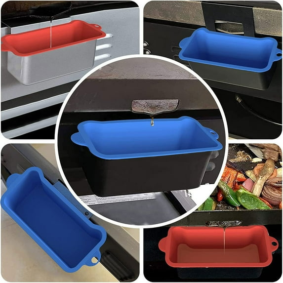 Blackstone Bbq Cup Liners, Baking Trays, Drip Pans, Oil Catchers, and Drain Boxes,Black Stone Barbecue Cup Liner Baking Plate Drip Oil Collector Drain Box,