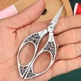 thumbnail image 1 of Last Chance 1X Scissors,Retro Stainless Steel Scissors C,Retro Small Scissors Tailor Cutting Thread Head Tea Pointed Stainless Steel Office Dragon and Handmade Special Gold Scissors, 1 of 4