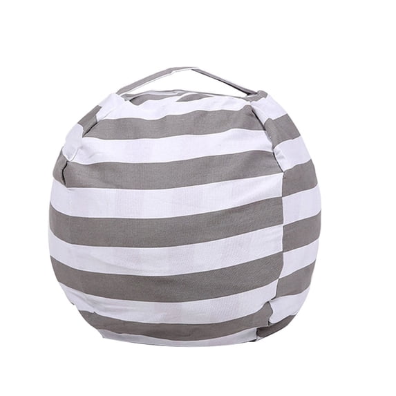 Last Chance 1X Storage Bag,Storage Bag 18 Inches Gray,Small Stuffed Animal Bag Storage Chair,Stuff Sit Organization For Kids Stri