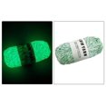 thumbnail image 1 of Last Chance 1X Wool,Luminous Yarn I Lake Green,Dark Yarn For Crochet 2Mm Fancy Luminous Skein 1 Piece Yard Luminous Yarn Suitable For Beginners To Knit, 1 of 7