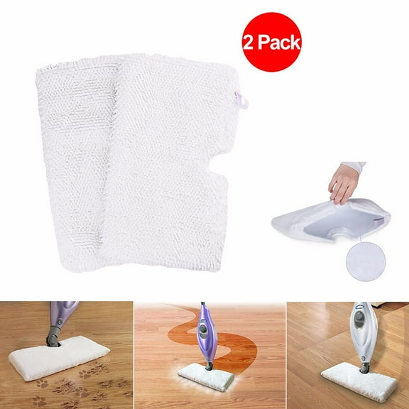 Last Chance 2X Steam Mop Sets,Shark Steam Mop Cloth Set S3500 2Pcs,2Pcs Microfiber Replacement Cleaning Pads for Shar.K Steam Mop S3501 S3601 S3901