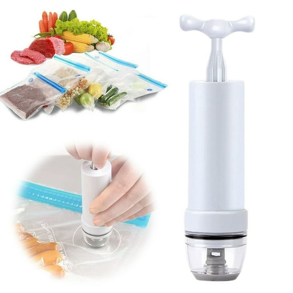 Portable Mini Handheld Vacuum Pump for Sealing Clothes and Food Bags,Mini Vacuum Pump Manual Portable Vacuum Sealer Pump for Bags Use In Clothes and Food,