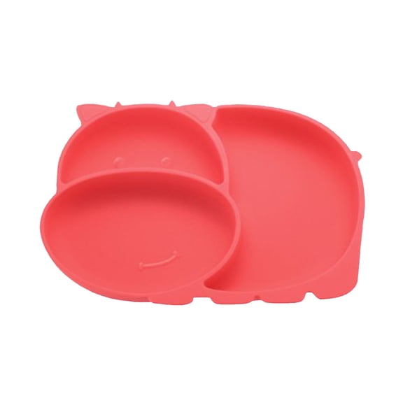 Last Chance Baby Silicone Dinner Plate Children'S Tableware Infant Food Feeding Suction Cup Bowl Eating Training fork Spoon Set B,Baby Silicone Meal Plate Children'S Tableware Box Horse Shape