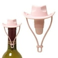 thumbnail image 1 of Last Chance Cowboy Hat Wine Bottle Cork E,Cowboy Hat Wine Bottle Stopper Reusable Beverage Beer Champagne Wine Storage Stopper Colorful Leakproof Seal Fun Stoppers Cute Wine Toppers for Holiday, 1 of 8