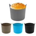 thumbnail image 1 of Last Chance Muffin Cups*4,Air Fryer Muffin Cups,4Pack Air Fryer Baking Ramekins Silicone Mould Cups Easy Release Nonstick Bakeware Ramekins for Air Fryer Air Fryer Egg Mould Large Cases for Air Fryer, 1 of 9