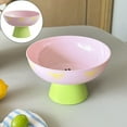 thumbnail image 1 of Last Chance Plastic Bowl for Kitchen Counter Decorative Bowl with Removable Drain Pedestal Modern High Footed Bowl for Home Decor Desktop Display Kitchen Storage Key Candy,A Fruit Drainer, 1 of 9