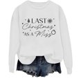 thumbnail image 1 of Last Christmas As A Miss Sweatshirt Christmas Bride Sweatshirts Future Mrs Shirts For Women, 1 of 5