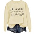 thumbnail image 1 of Last Christmas As A Miss Sweatshirt Christmas Bride Sweatshirts Future Mrs Shirts For Women, 1 of 5