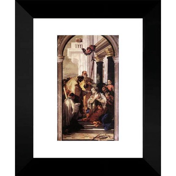 Last Communion of St Lucy 15x18 Framed Art Print by Tiepolo, Giovanni Battista