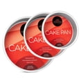 thumbnail image 1 of Last Confection 3-Piece Round Cake Pan Set, Includes 6 x 2, 8 x 2 and 10 x 2 Inch Anodized Aluminum Layer Cake Pans Baking Tins, 1 of 7