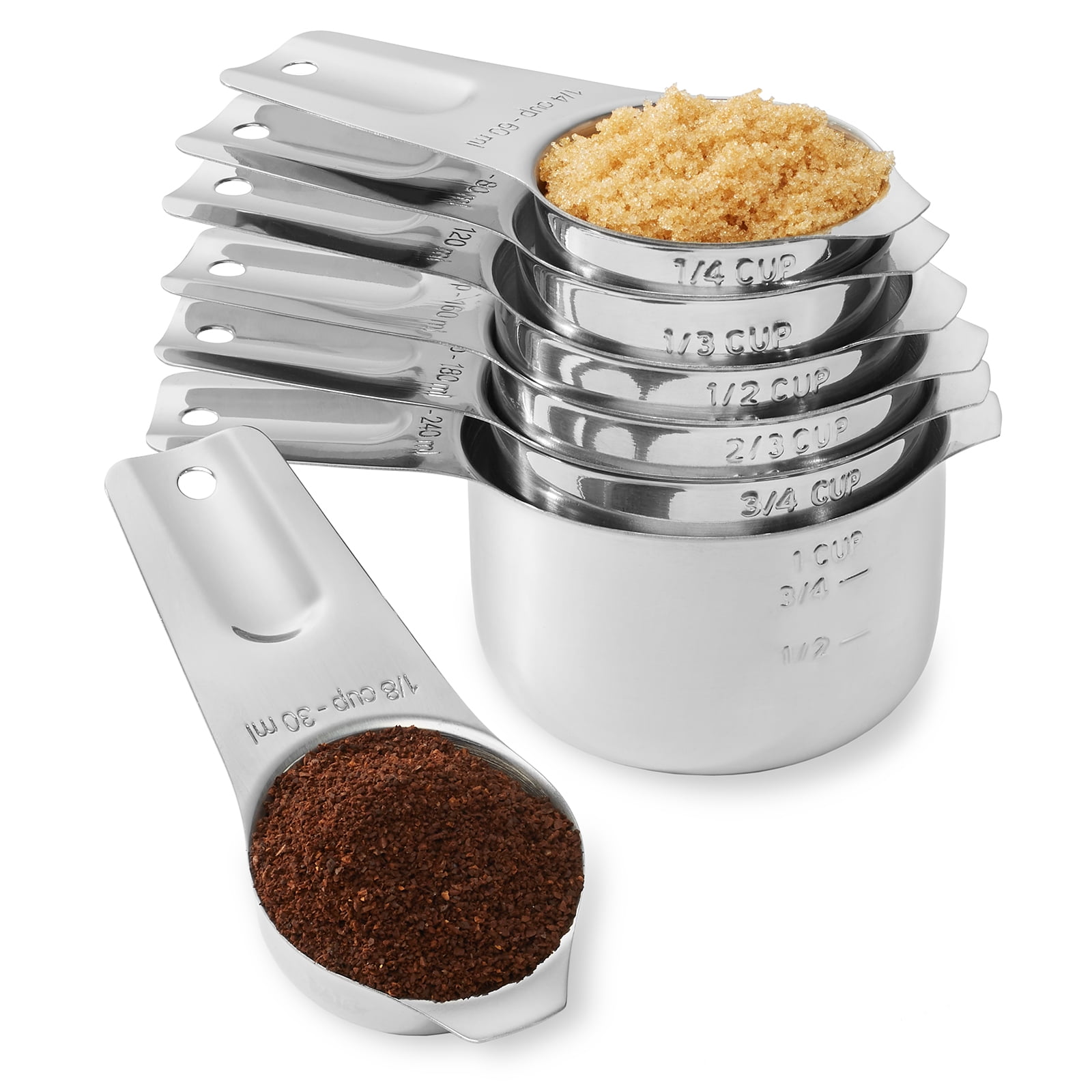 https://i5.walmartimages.com/seo/Last-Confection-7-Pieces-Stainless-Steel-Measuring-Cup-Set-Includes-1-8-Cup-Coffee-Scoop-Measurements-for-Dry-and-Liquid-Cooking-Baking-Ingredients_139d2ea4-13f9-4410-a542-9e69abfd8fff.f97518dfe17ae5892df97d1cf5299ee9.jpeg