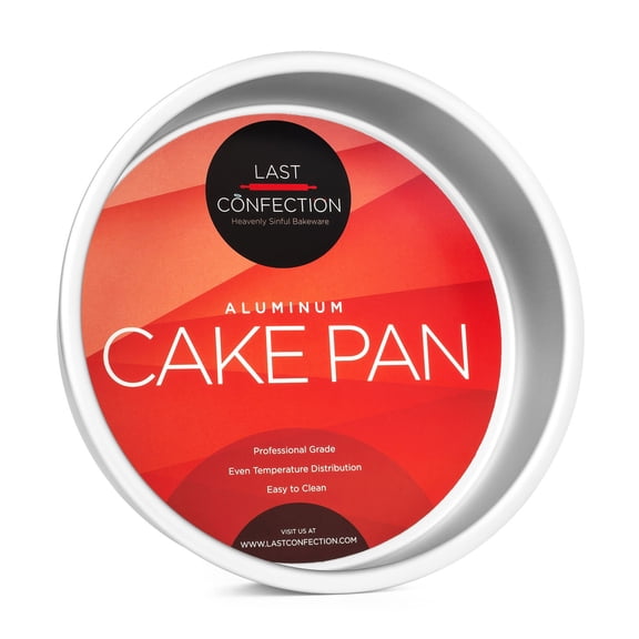 Last Confection 7" x 2" Round Cake Pan, Anodized Aluminum Cake Pan, Professional Bakeware
