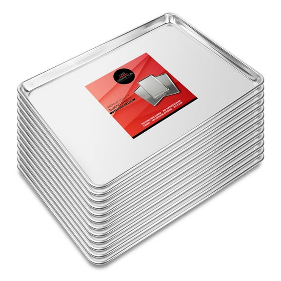 Last Confection (Set of 12) Cookie Sheets, 15" x 21" Three-Quarter Sheet Pans