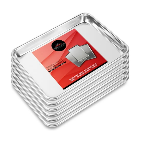 Last Confection (Set of 6) Cookie Sheets, 9" x 13" Quarter Sheet Pans