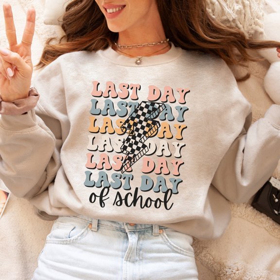 Last Day Of School Retro Shirt, Happy Last Day Of School Shirt, Funny Teacher Shirt, End O