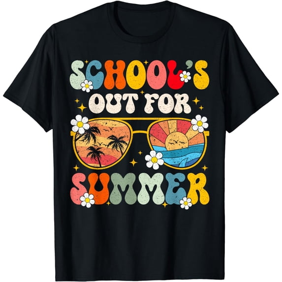 Last Day Of School Shirt Schools Out For Summer Teacher T-Shirt