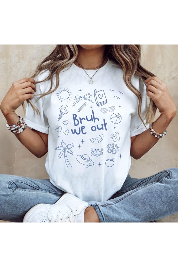 Last Day Of School Teacher Shirt, End Of School Year Tee, Bruh We Out, Teacher Summer Tshirt, Field Day, Student Teacher Gift, Unisex Tee