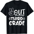 thumbnail image 1 of Last Day of School Peace Out Third 3rd Grade Teacher Kids T-Shirt, 1 of 3