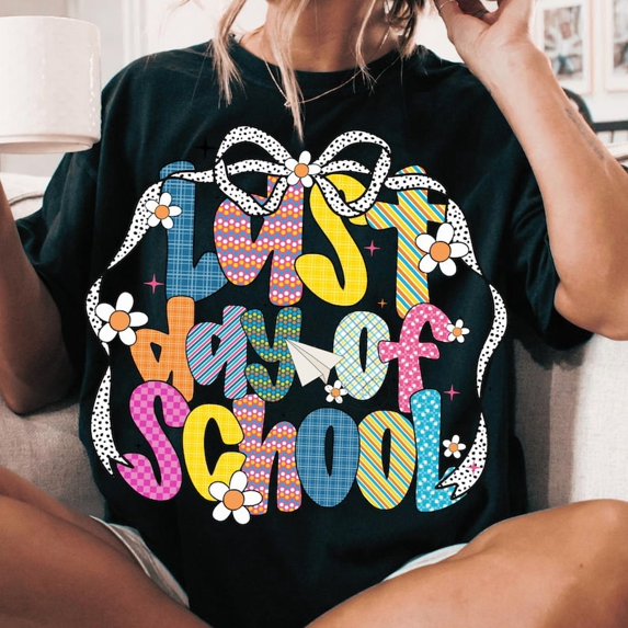 Last Day of School T-Shirt, Teacher Appreciation Shirt, Summer Teacher Shirt, Kids Summer Break Shirt