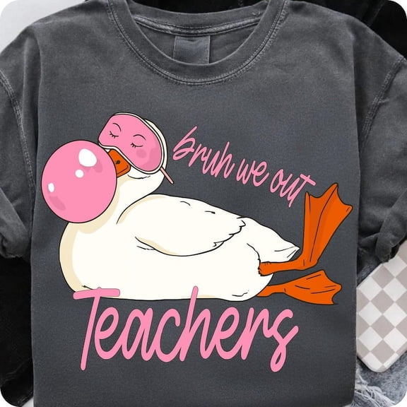 Last Day of School Teacher T-Shirt, Funny Silly Goose Shirt, End of Year Teacher Tee, School’s Out Summer Gift for Educators
