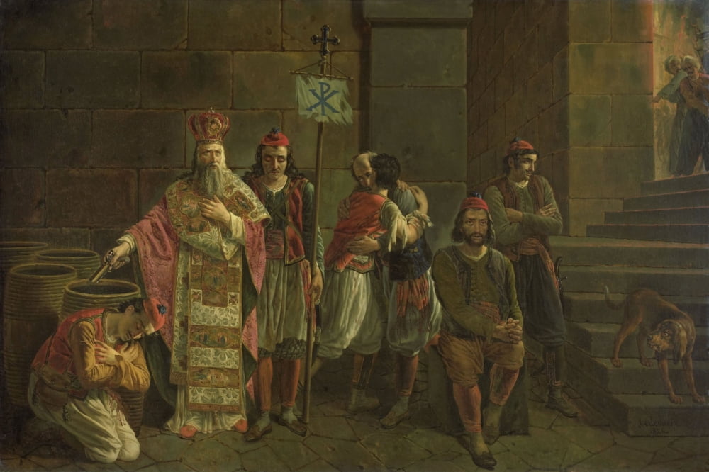 Last Defenders Of Missolonghi Canvas Art - (36 x 24)