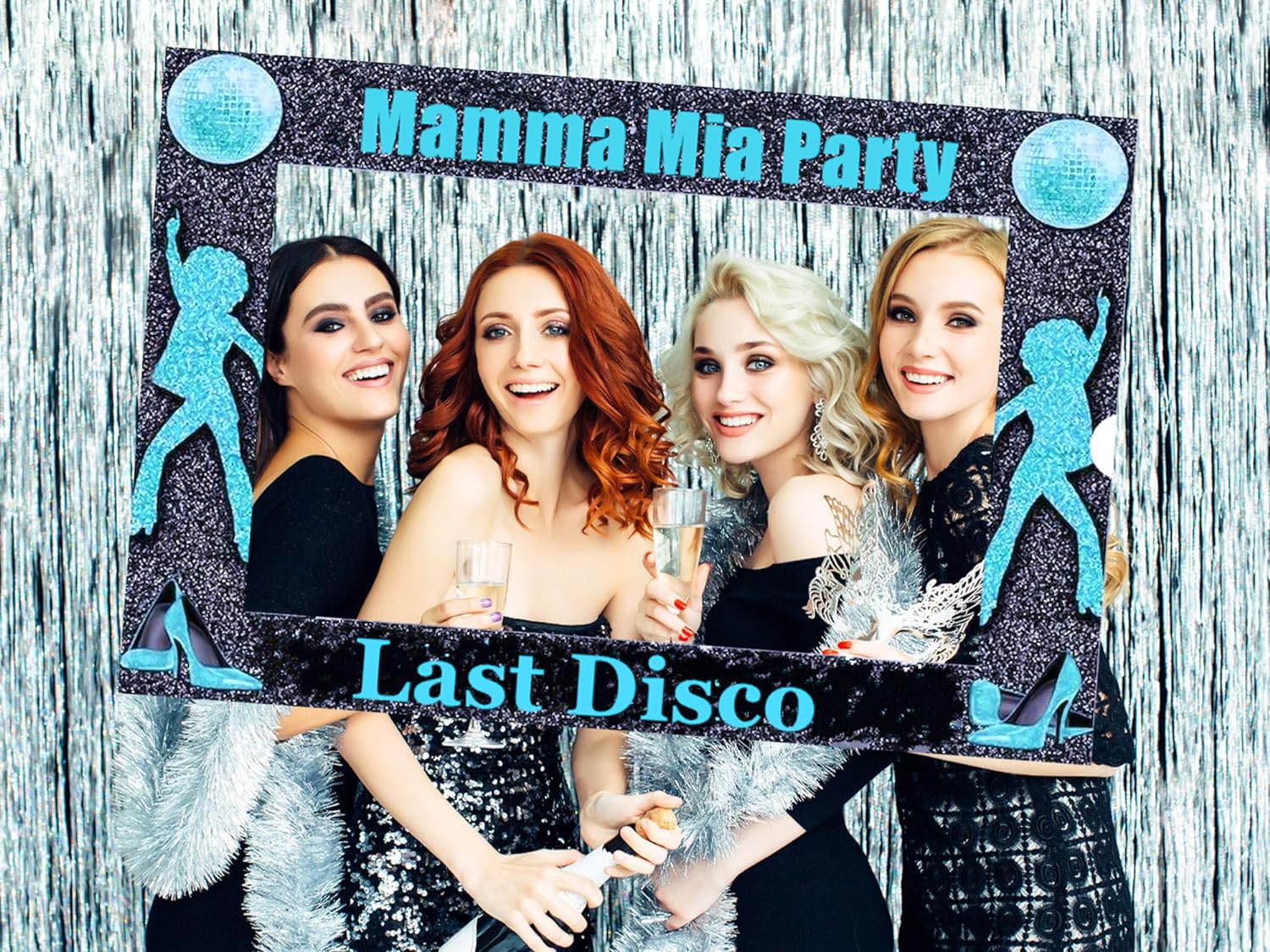 Last Disco Party Photo Booth Props Mamma Mia Party Supplies Disco