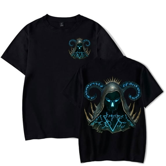 Last Epoch Lich T-shirt Last Epoch Logo Game Merch Women Men Vintage Tee Fashion Short Sleeve